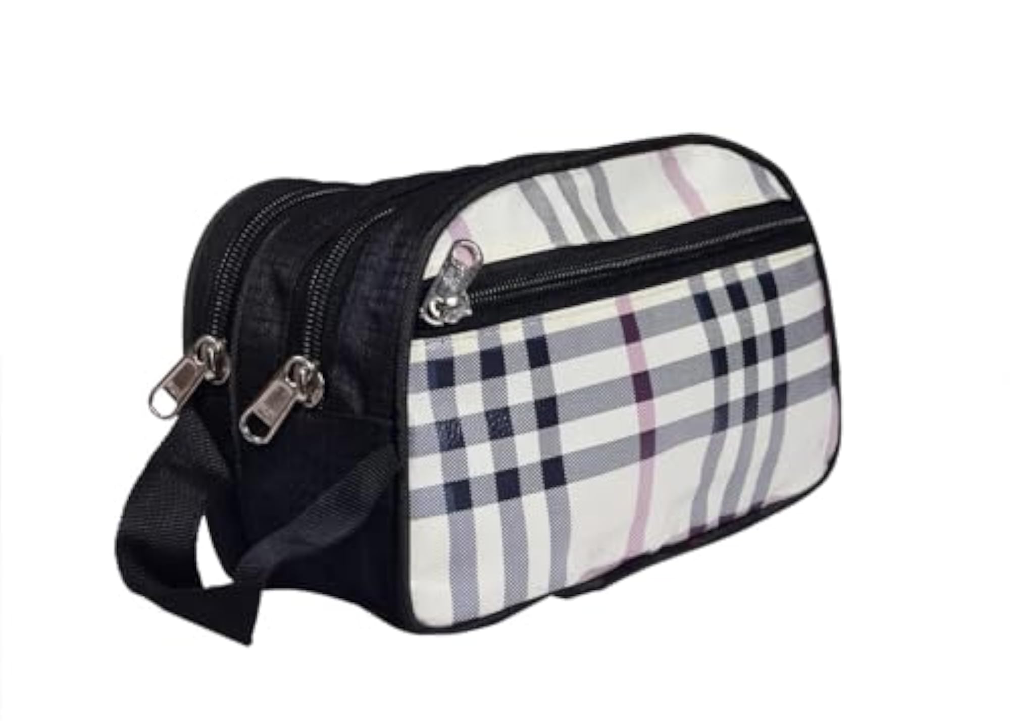 2 Zipper Toiletry Bags Makeup Shaving Kit Pouch